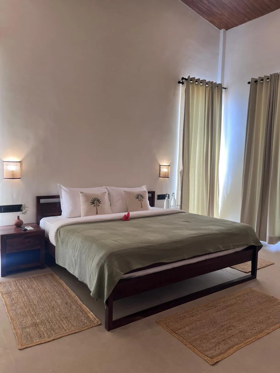 A Semal bedroom in morning light