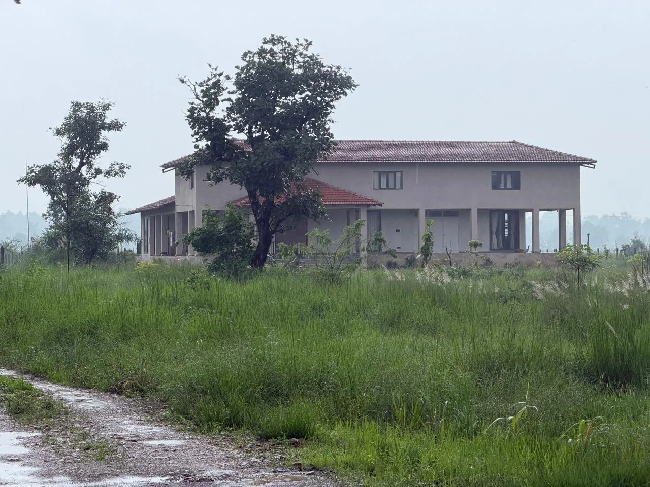 Open land around Semal