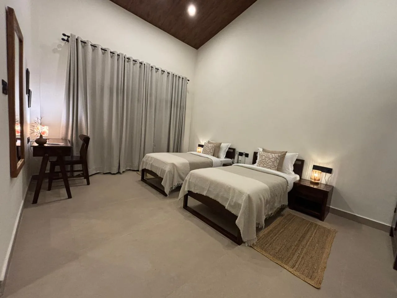 A twin bedroom